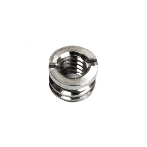 1/4" to 3/8" screw adapter for cameras and telescopes.