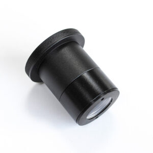 1.25" T-adapter with compact lens to make DSLR cameras get focused image through various telescopes