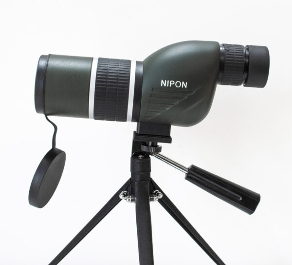 NIPON 12-36x50B Compact Spotting Scope. Straight Eyepiece with Twist-Up Eyecup. 12x to 36x Magnification, 50mm Objective Lens - Image 2