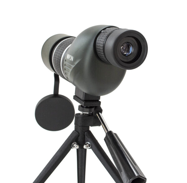 NIPON 12-36x50B Compact Spotting Scope. Straight Eyepiece with Twist-Up Eyecup. 12x to 36x Magnification, 50mm Objective Lens - Image 5