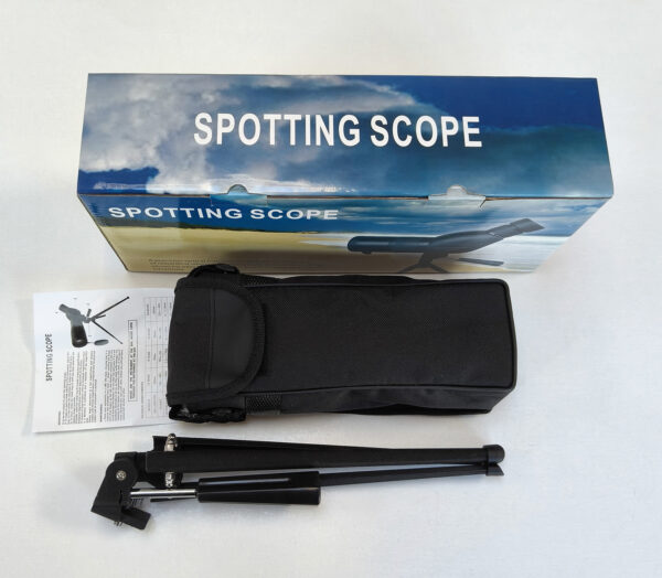NIPON 12-36x50B Compact Spotting Scope. Straight Eyepiece with Twist-Up Eyecup. 12x to 36x Magnification, 50mm Objective Lens - Image 6