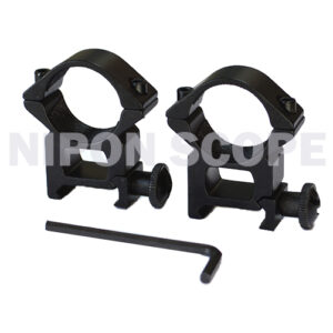 A pair of riflescope mounts to mount 1" (25mm) rifle scopes on 20-21mm Dovetail rail