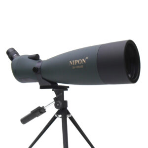 NIPON 25-125x92 powerful spotting scope with table tripod. 25x to 125x magnification, 92mm objective lens. Wildlife/nature observation & stargazing. A free gift included