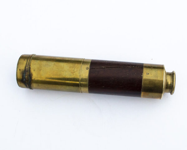 Victorian 3-draw brass and wooden telescope by Field & Son, Birmingham - Image 2