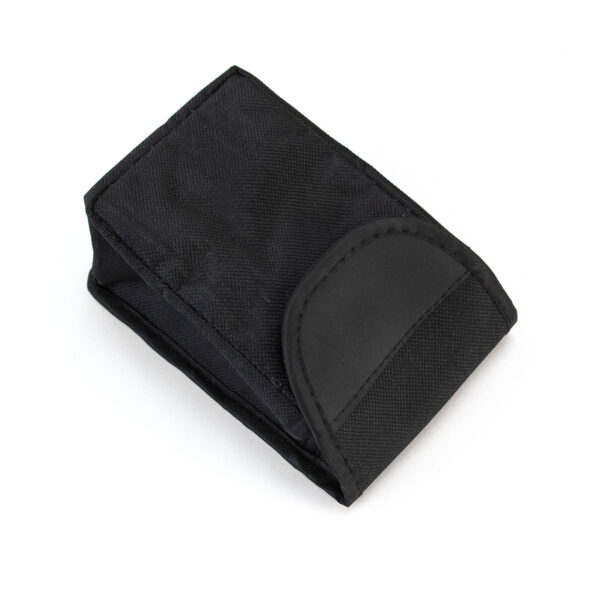 Small soft carry bag / carry case for compact binoculars. 80mm(W)x100mm(H)x55mm(D) - Image 2