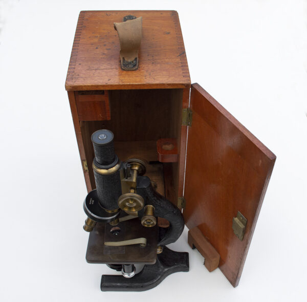 Antique Beck London microscope in wooden case - Image 8