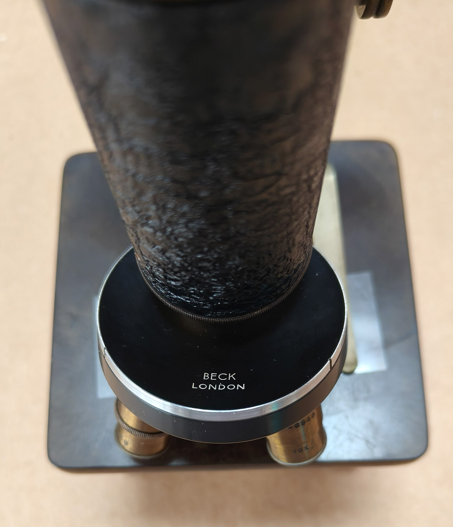 Antique Beck London Microscope in Wooden Case