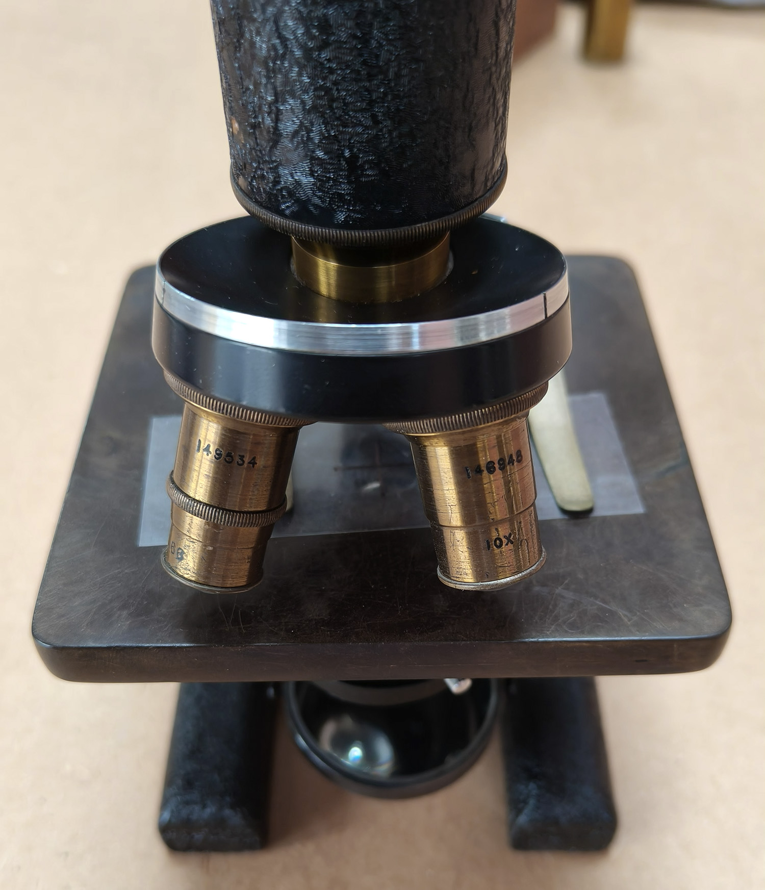 Antique Beck London Microscope in Wooden Case