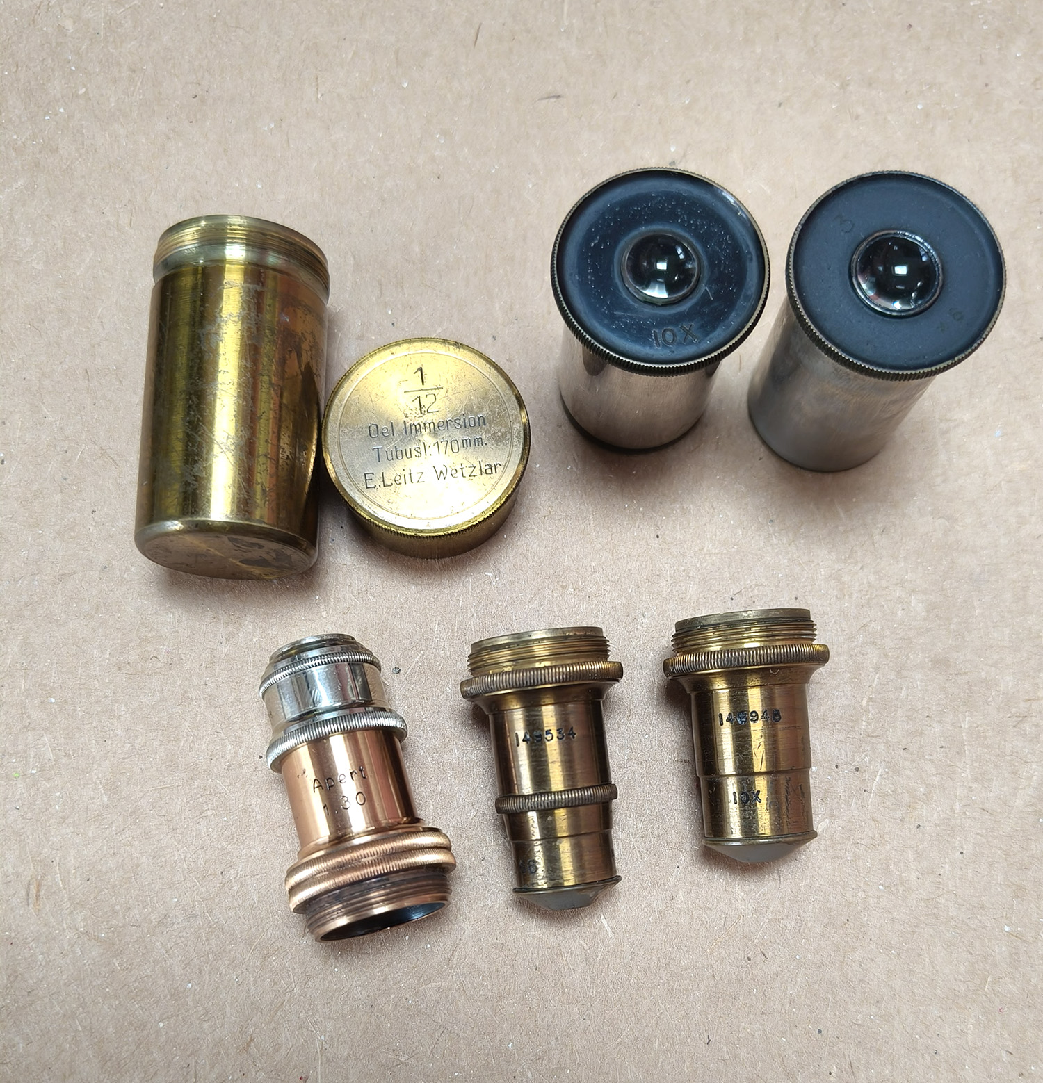 Antique Beck London Microscope in Wooden Case