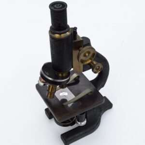 Antique Beck London microscope in wooden case