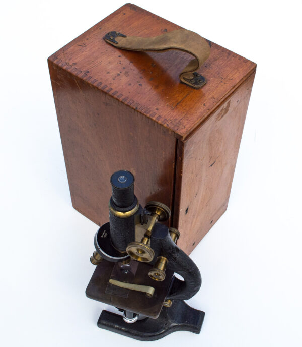 Antique Beck London microscope in wooden case - Image 9