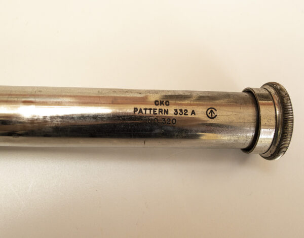 WW1 or WW2 CKC Canadian Kodak Company single-draw Naval Officer of the Watch telescope. Pattern 332A, rare model - Image 5