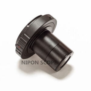 CANON EOS DSLR camera adapter with 1.25" fit and compact lens for various telescopes