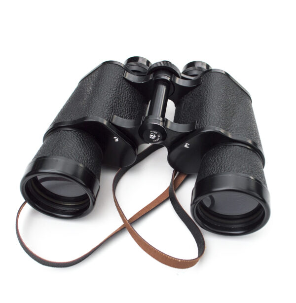 Japanese Photopia 10x50 Vintage Binoculars with Hard Leather Case - Image 2