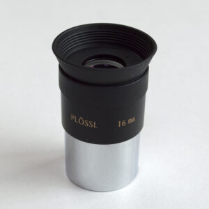 16mm PLOSSL 1.25" telescope eyepiece. 16mm focal length, 1.25" fitting diameter