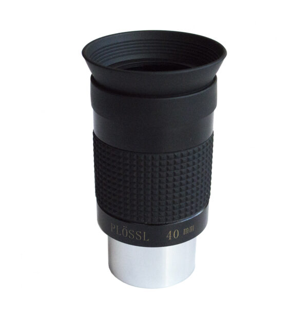 40mm PLOSSL 1.25" telescope eyepiece. 40mm focal length, standard 1.25" fitting diameter