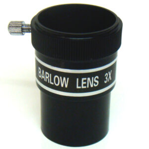 Achromatic Barlow lens, 3x magnification, 1.25" fitting