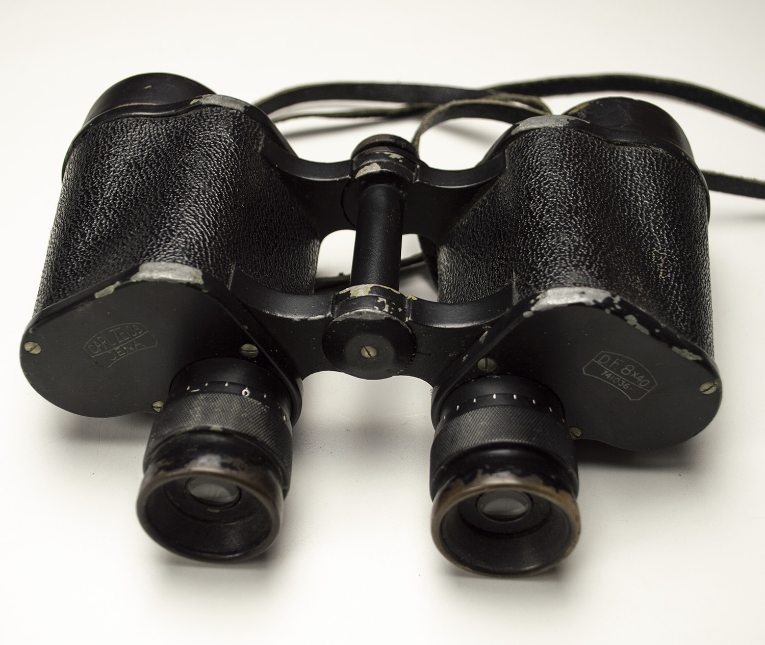 German WW1 Carl Zeiss Jena D.F. 8x40 military binoculars