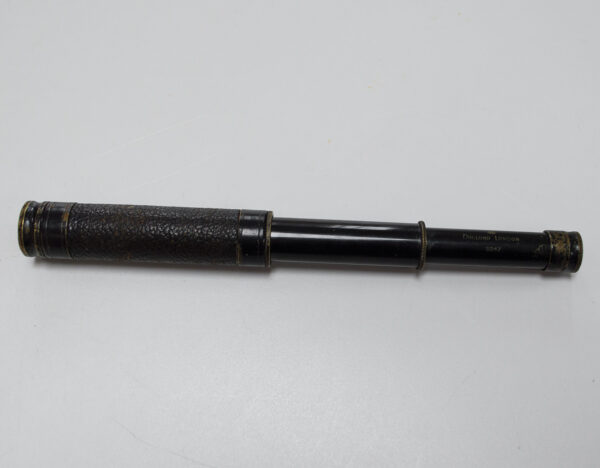 Super compact 2-draw Dollond London brass palm size pocket telescope. Serial No. 9247 - Image 2