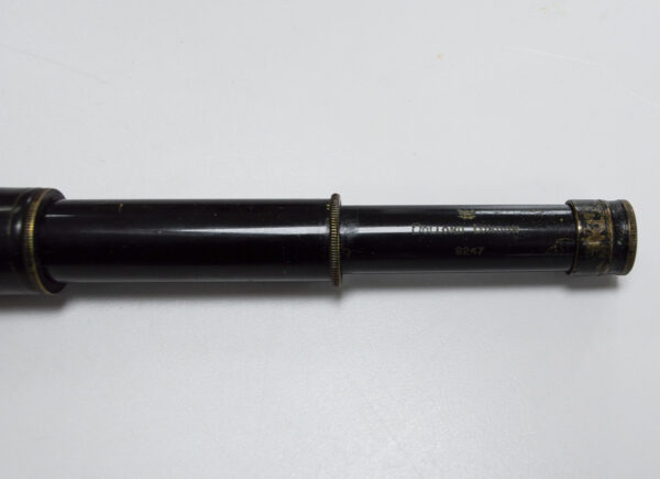 Super compact 2-draw Dollond London brass palm size pocket telescope. Serial No. 9247 - Image 3