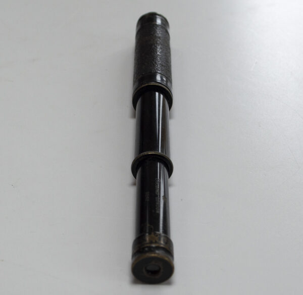 Super compact 2-draw Dollond London brass palm size pocket telescope. Serial No. 9247 - Image 5