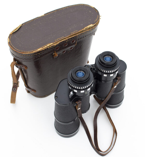 Japan 8x -14 x 50 Zoom Binoculars. 8-14 zoom magnification, 50mm lens. Serial number 41-3889 - Image 6