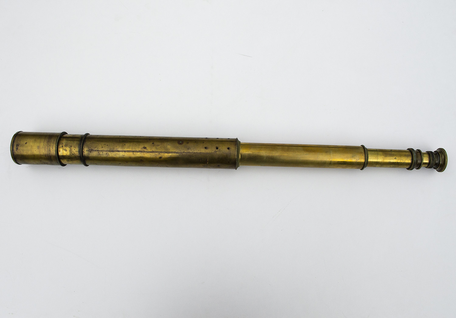 Rare antique large powerful TEL F A (Mark V) R & J Beck London 1918 WW1 Brass Telescope. 15x to 25x adjustable magnifications - Image 6