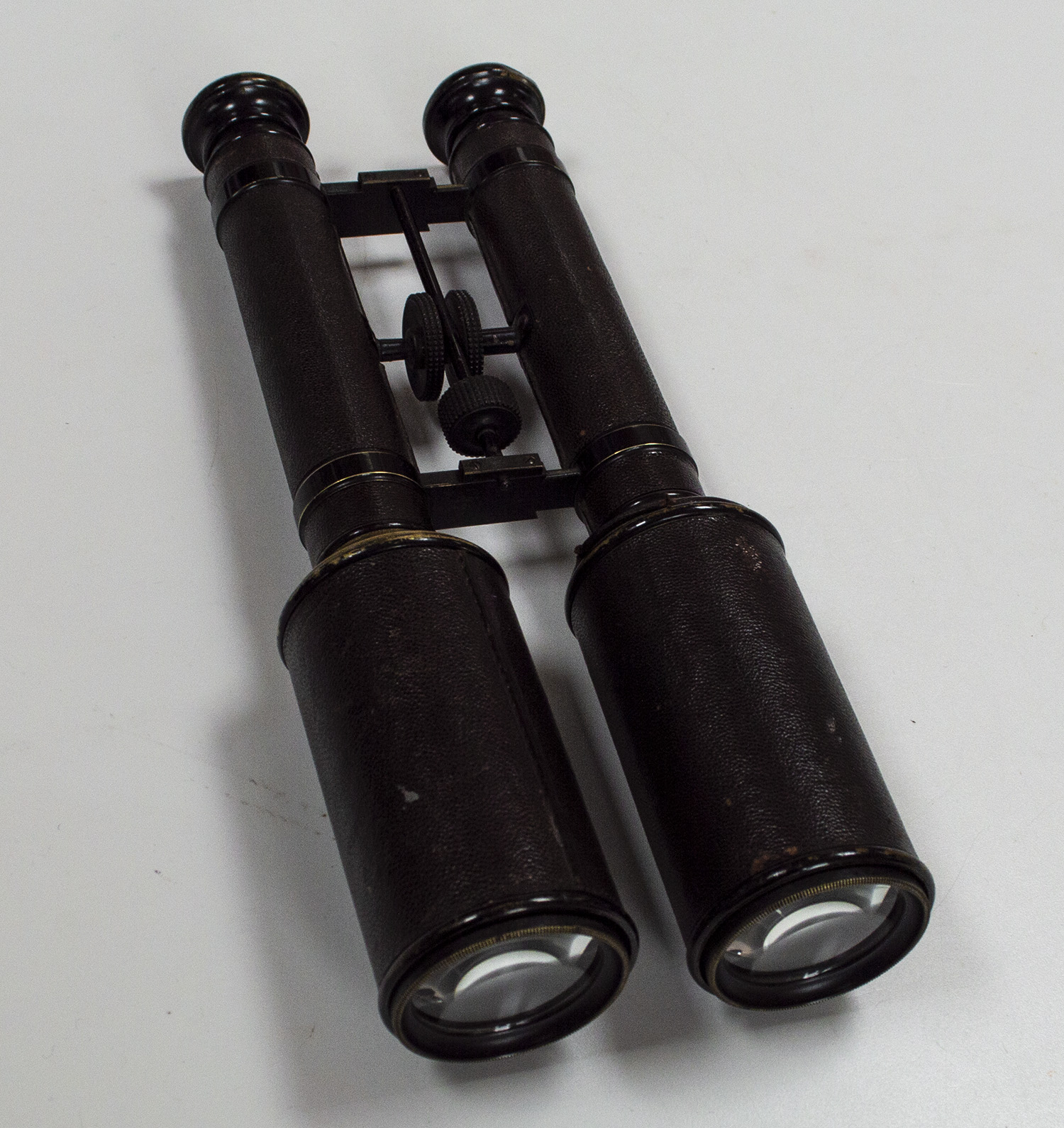 19th Century long barrel brass binoculars. Extremely rare - Image 5