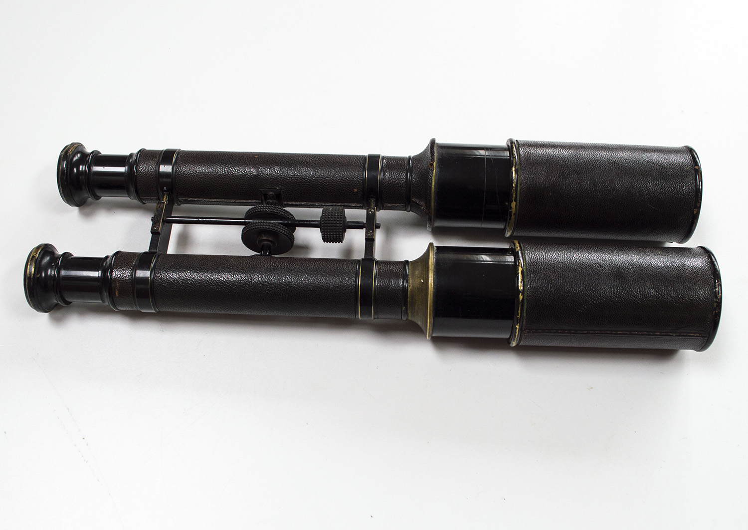 19th Century long barrel brass binoculars. Extremely rare - Image 3
