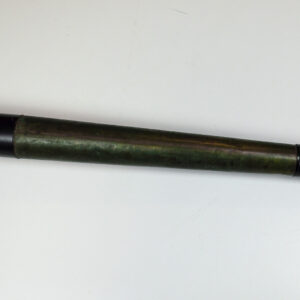 H. Hughes & Son London single draw brass telescope