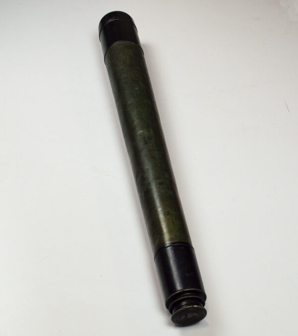 H. Hughes & Son London single draw brass telescope. 62mm objective lens. Approx. 40x - 45x - Image 5