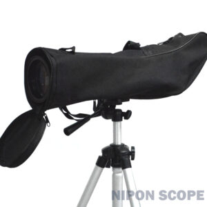 Stay-on case / carry case for large spotting scopes