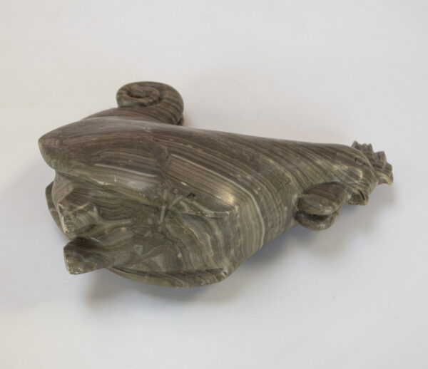 Vintage Heavy Stone Carved Cockerel Sculpture. 26cm / 10.2" Tall - Image 5