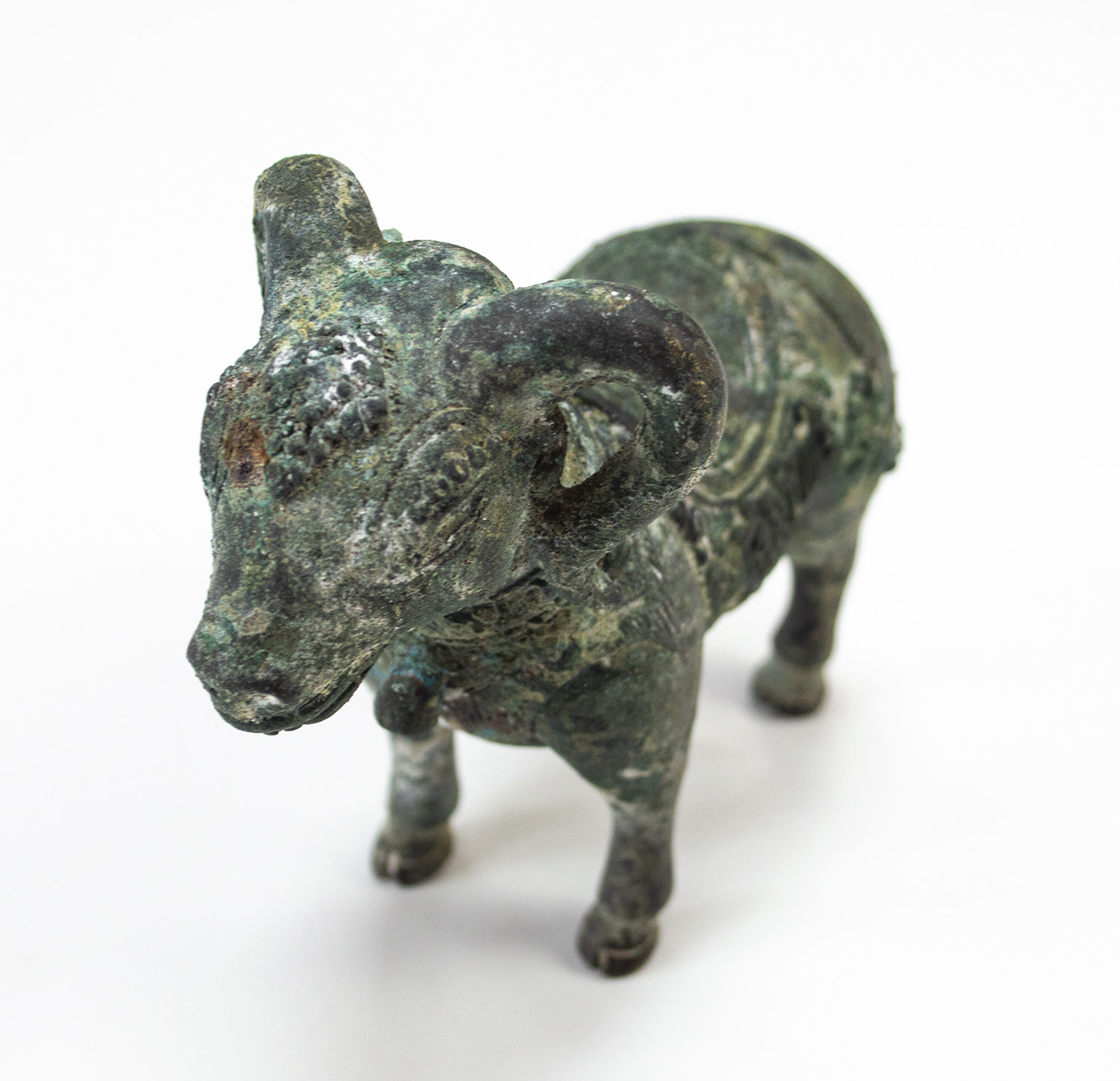 Ancient Bronze Ram Sheep Sculpture. 114mm / 4.5" tall - Image 2