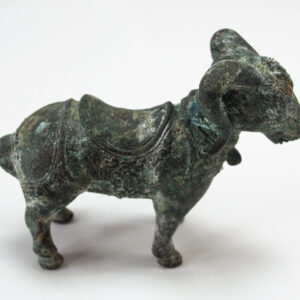 Ancient Bronze Ram Sheep Sculpture