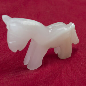Genuine Onyx Hand Carved Sculpture Horse Paper Weight. 64mm / 2.5" High
