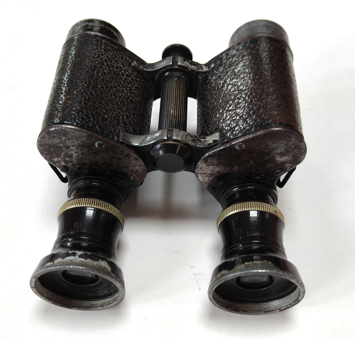 French Huet Paris 7x Extra Lumineuse WWI Binoculars