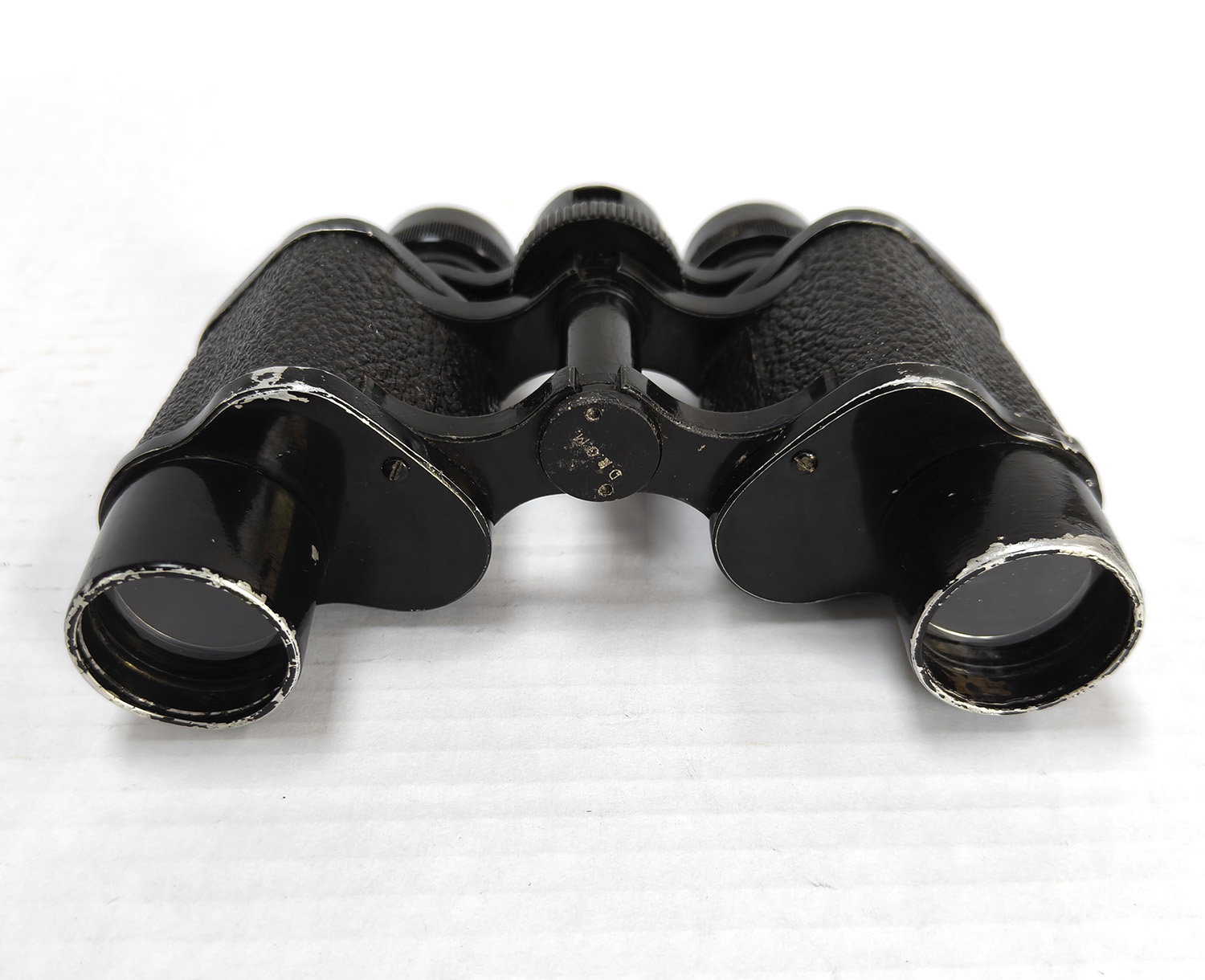 Rare Vintage German Nitschke Rathenow Genira 6x30 Binoculars with Leather Case - Image 4