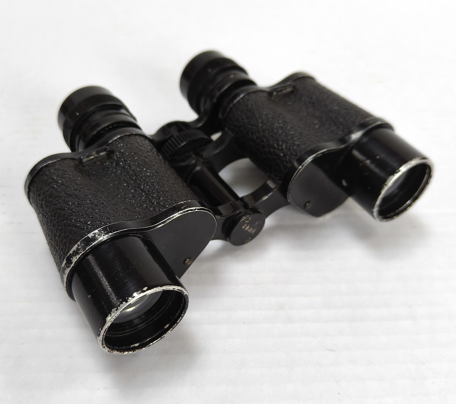 Rare Vintage German Nitschke Rathenow Genira 6x30 Binoculars with Leather Case - Image 5