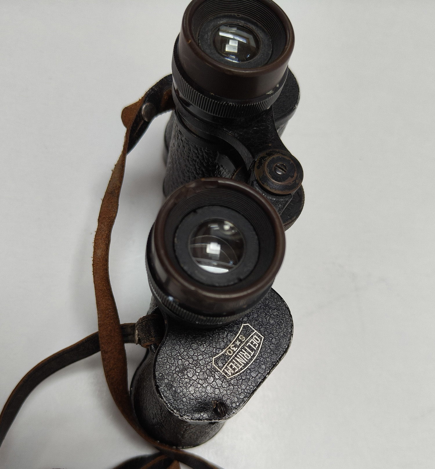 Carl Zeiss Jena Deltrintem 8x30 Binoculars. 1930-1931 - Image 6