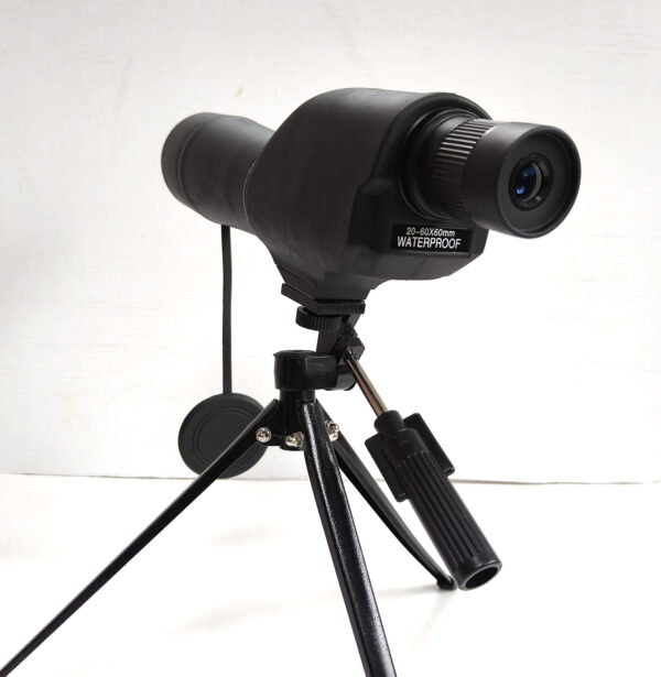 BARSKA 20-60x60 Spotting Scope with Straight Eyepiece and Steel Table Tripod - Image 2