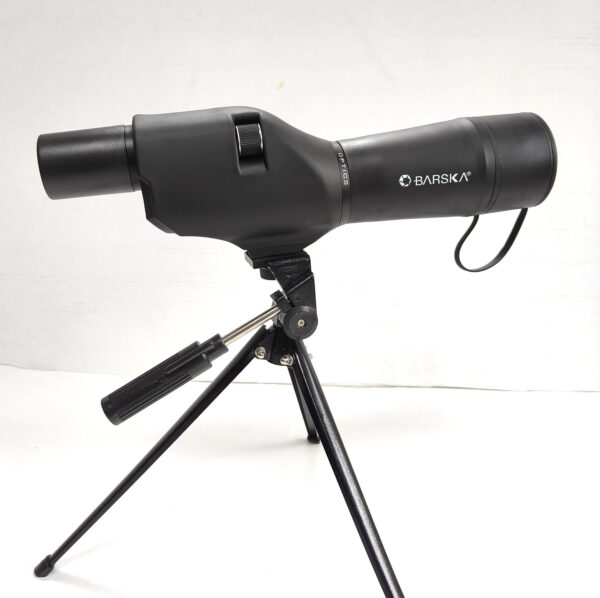 BARSKA 20-60x60 Spotting Scope with Straight Eyepiece and Steel Table Tripod - Image 4