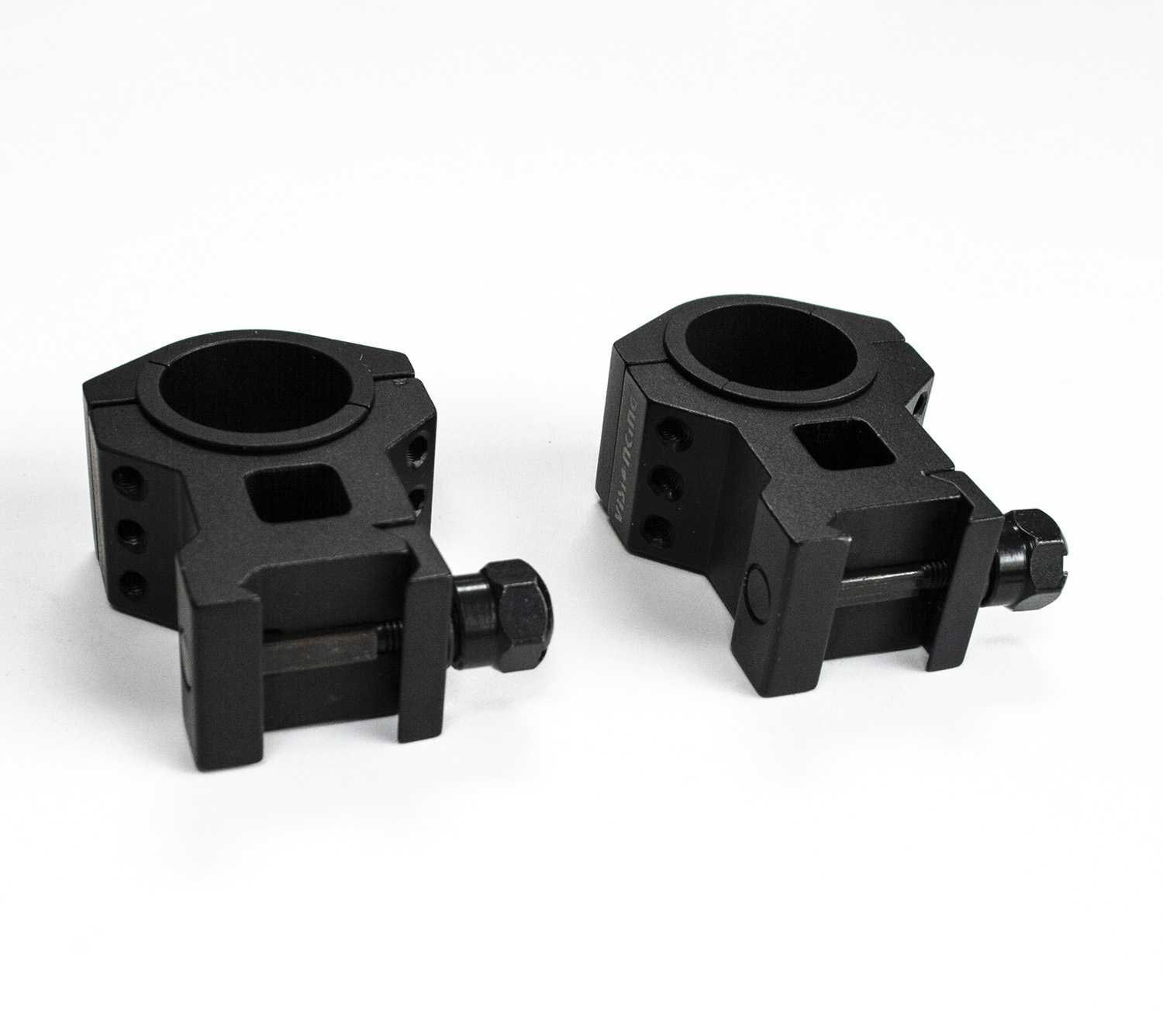 Pair of Riflescope Mounts to Mount 25mm or 30mm Rifle Scopes on 20-21mm Dovetail Rail - Image 3