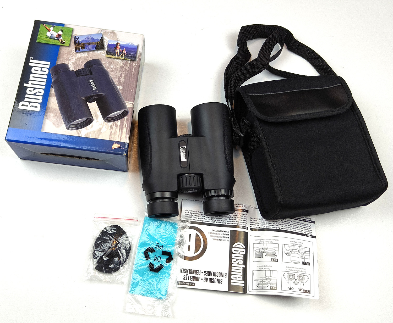 Bushnell Sportsman 10x42 Waterproof and Fogproof Birdwatching Binoculars. 10x Magnification, 42mm Objectives. Brand New Boxed - Image 6