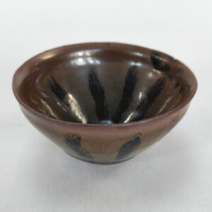 Vintage handcrafted glazed tea bowl