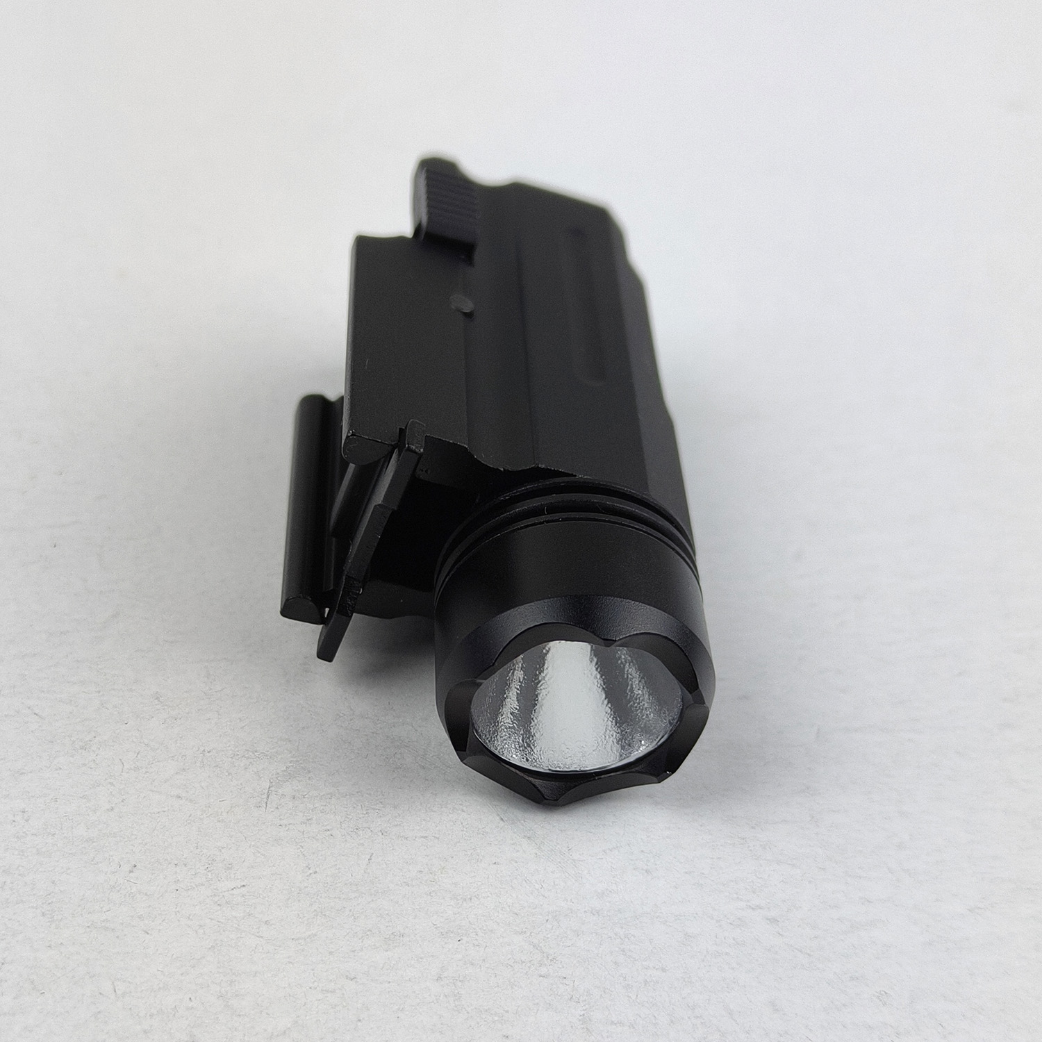 Tactical Flashlight with 20mm Dovetail Rail Mount - Compact LED Weapon Light - Image 4