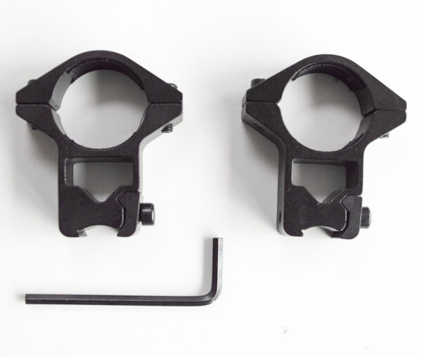 25mm (1") Riflescope Mounts for 11mm (3/8") Dovetail Rail