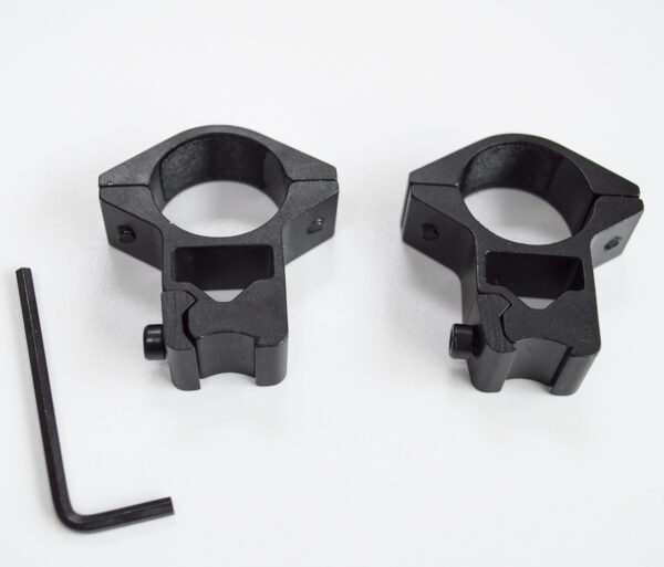 25mm (1") Riflescope Mounts for 11mm (3/8") Dovetail Rail