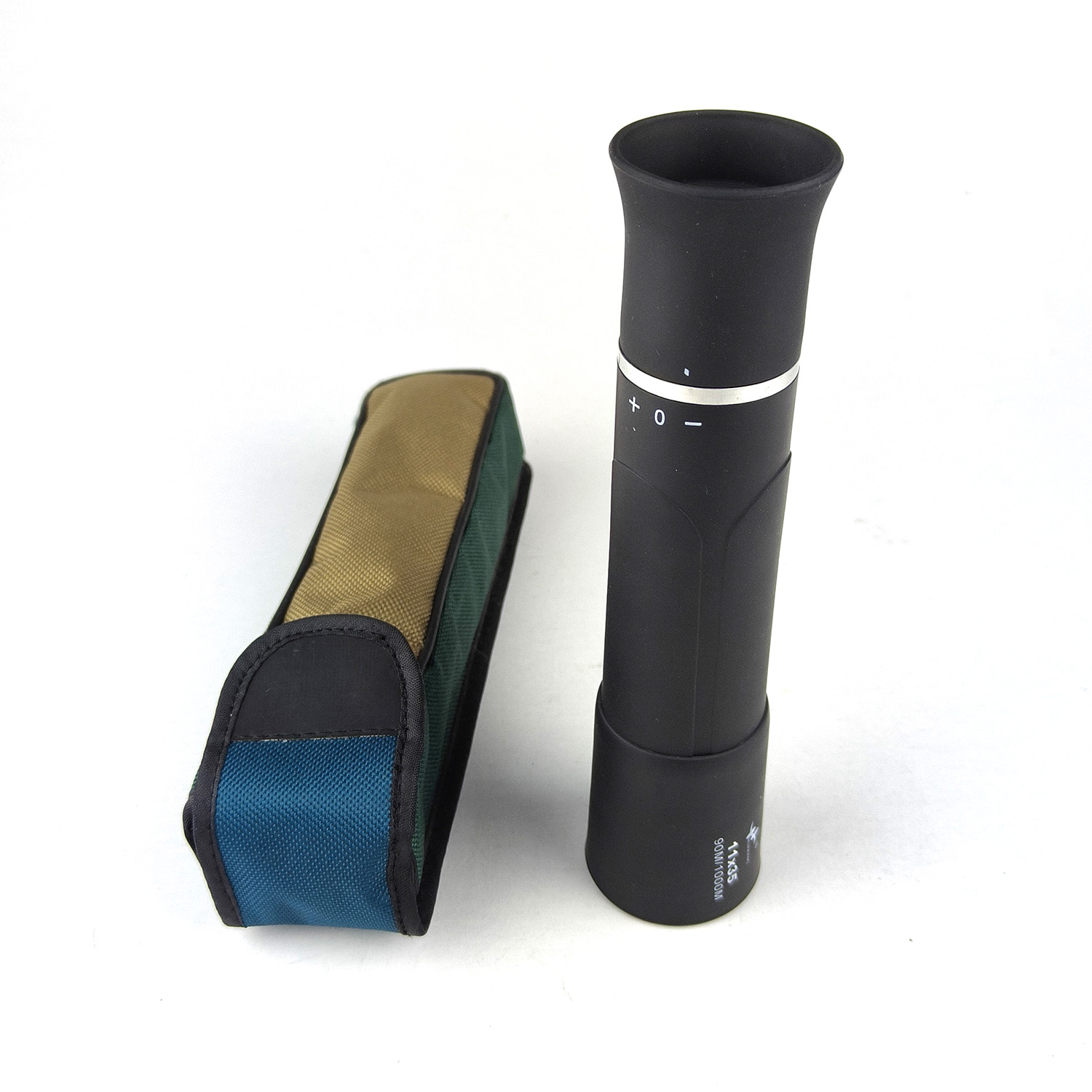 11x35 Monocular / Pocket Telescope with Belt Loop Pouch