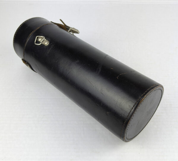lack Leather Cylindrical Storage Case for Telescope or Camera Lens